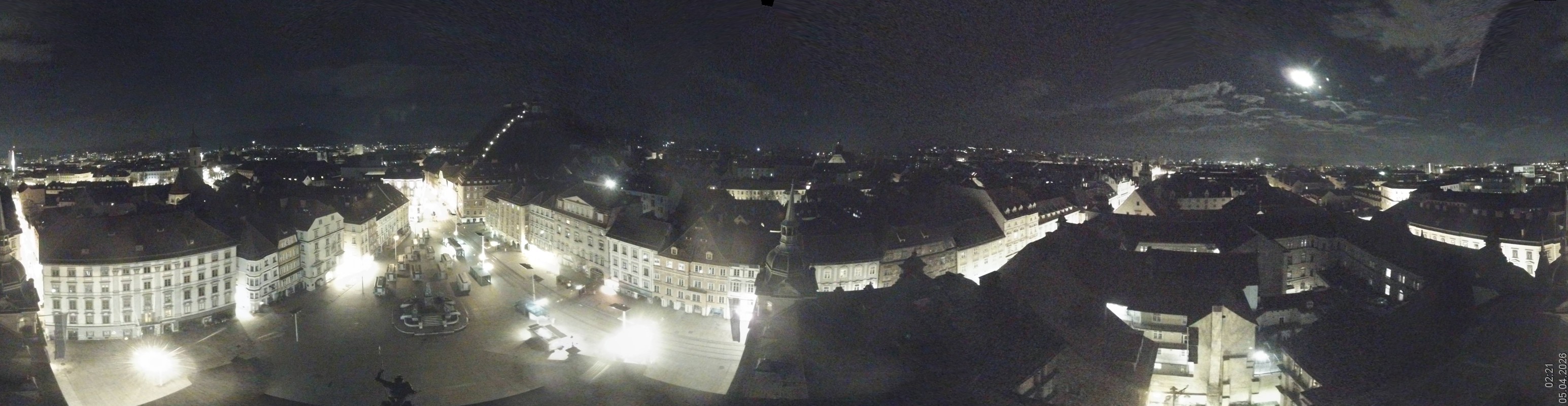 Archiv Foto Webcam Grazer Rathaus