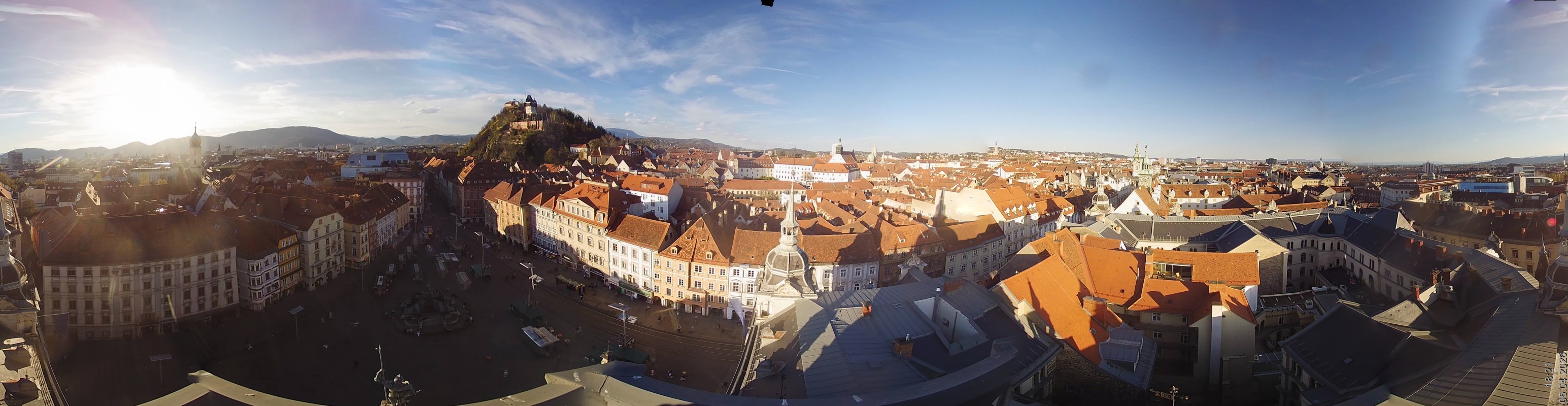 Archiv Foto Webcam Grazer Rathaus