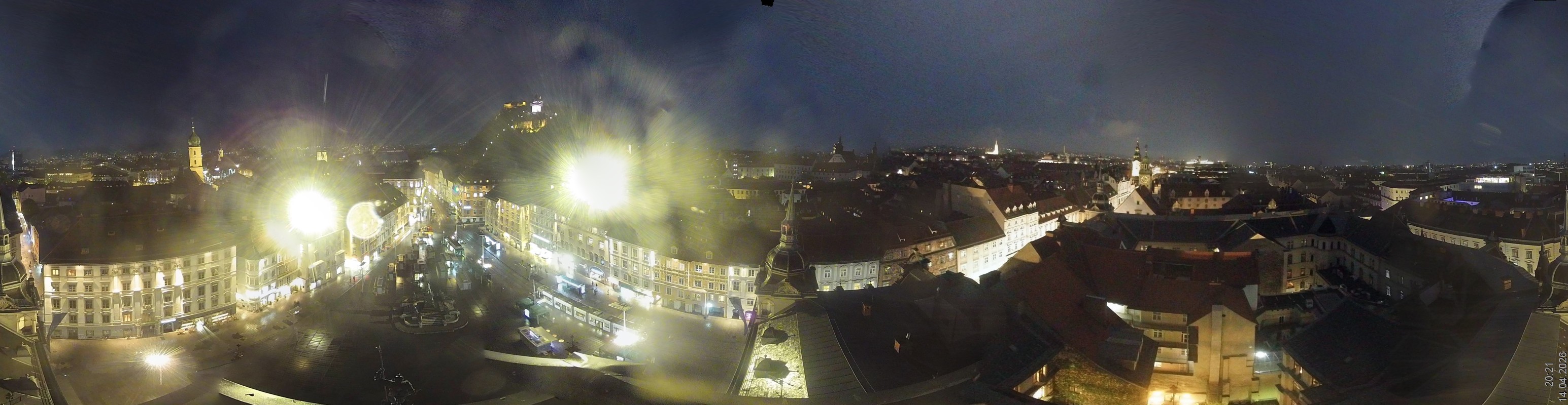 Archiv Foto Webcam Grazer Rathaus