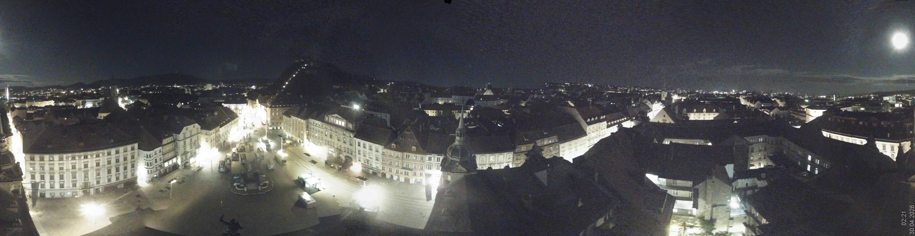 Archiv Foto Webcam Grazer Rathaus