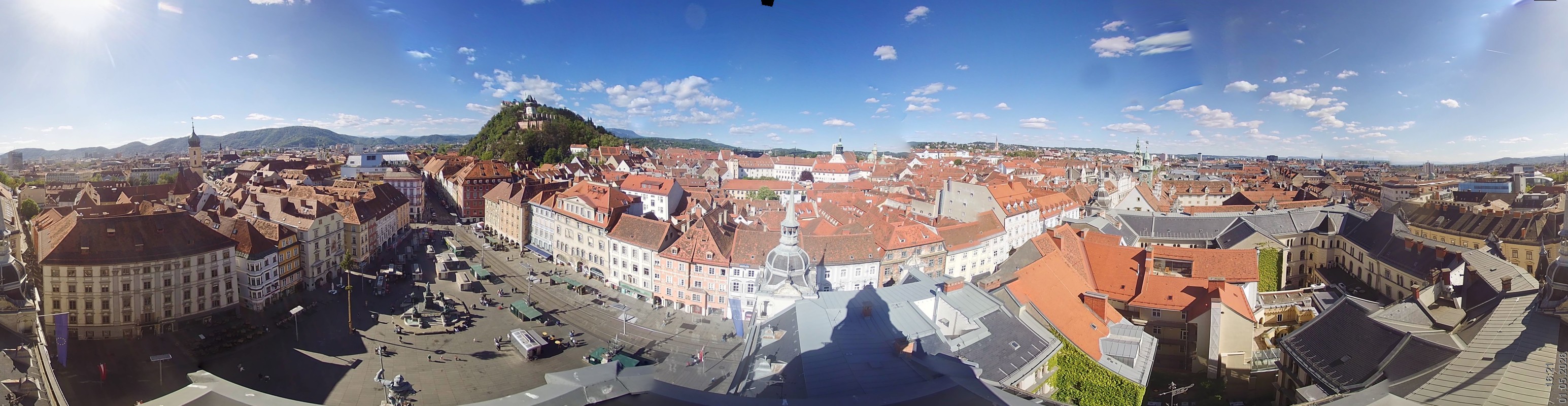 Archiv Foto Webcam Grazer Rathaus