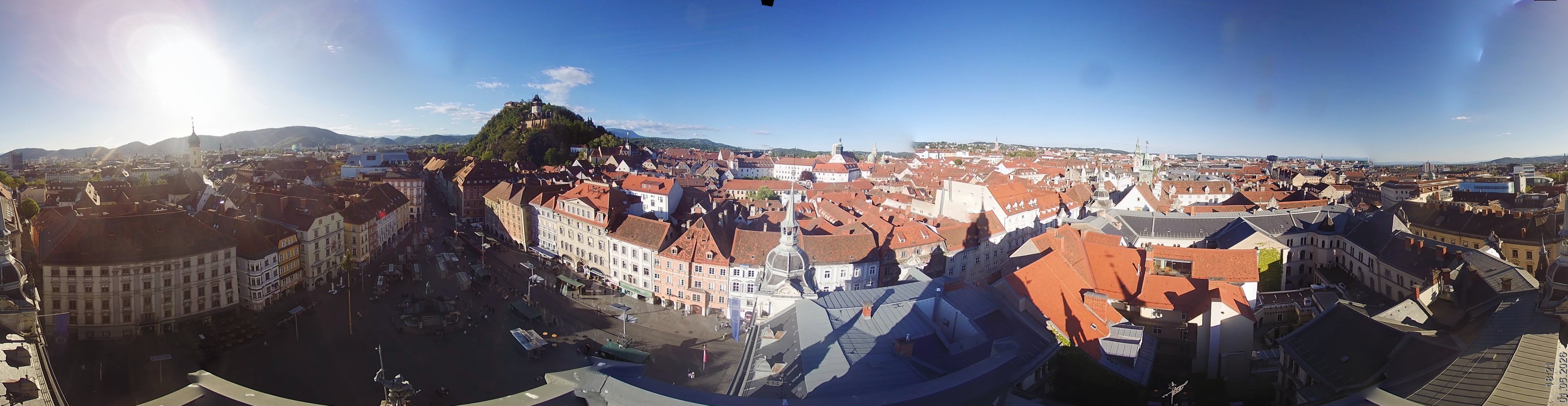 Archiv Foto Webcam Grazer Rathaus