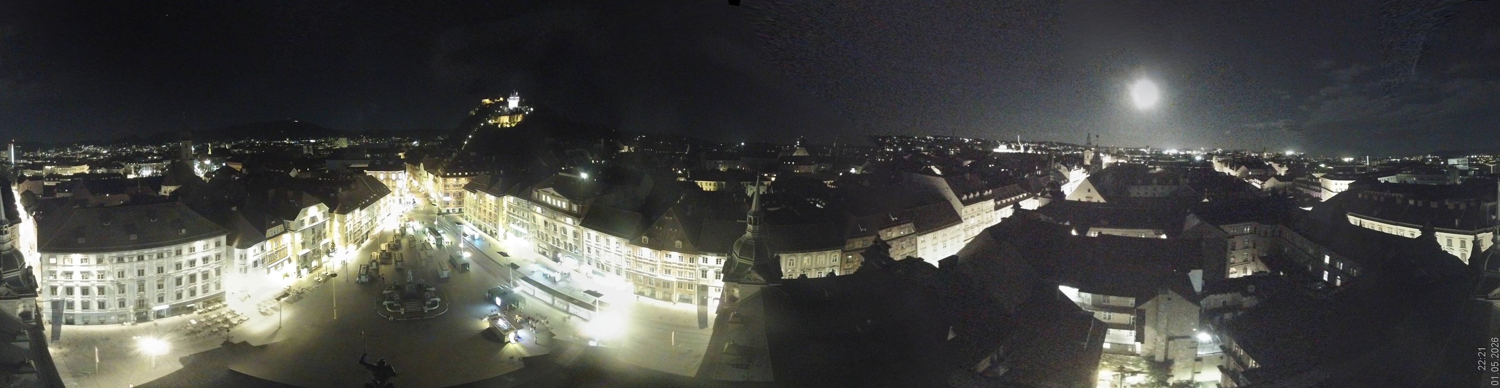 Archiv Foto Webcam Grazer Rathaus