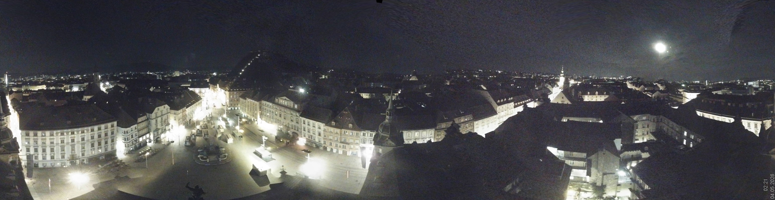 Archiv Foto Webcam Grazer Rathaus