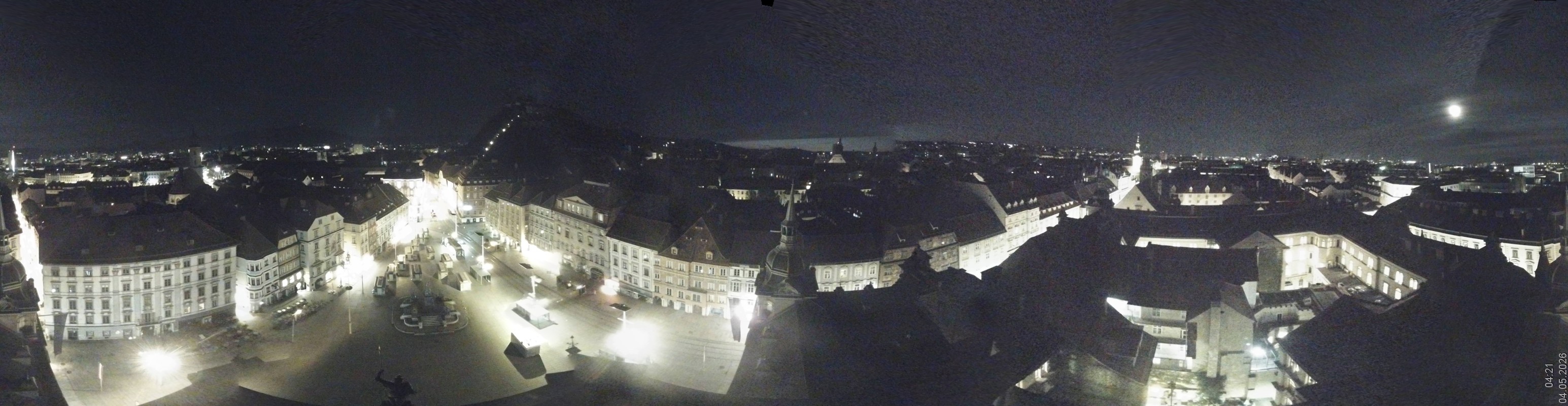Archiv Foto Webcam Grazer Rathaus