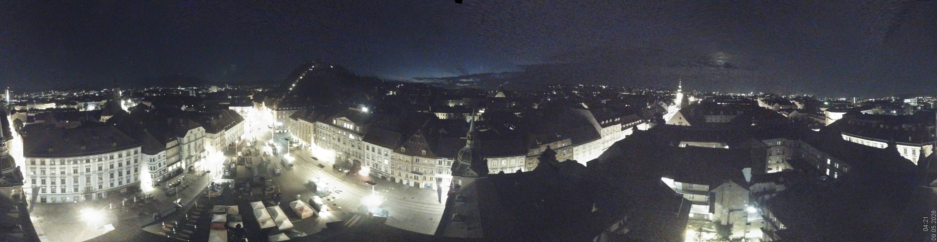 Archiv Foto Webcam Grazer Rathaus