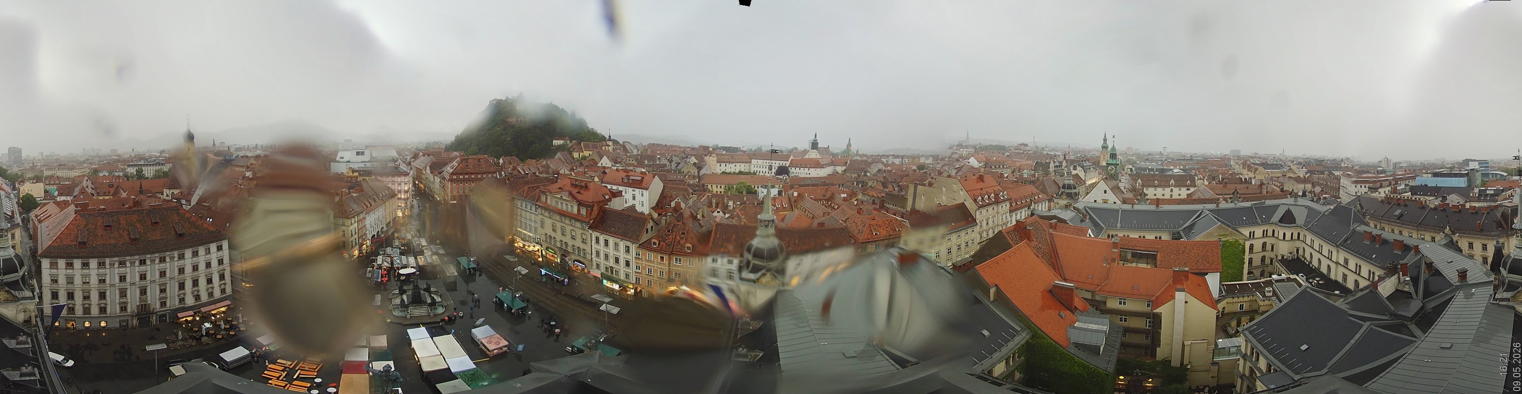 Archiv Foto Webcam Grazer Rathaus