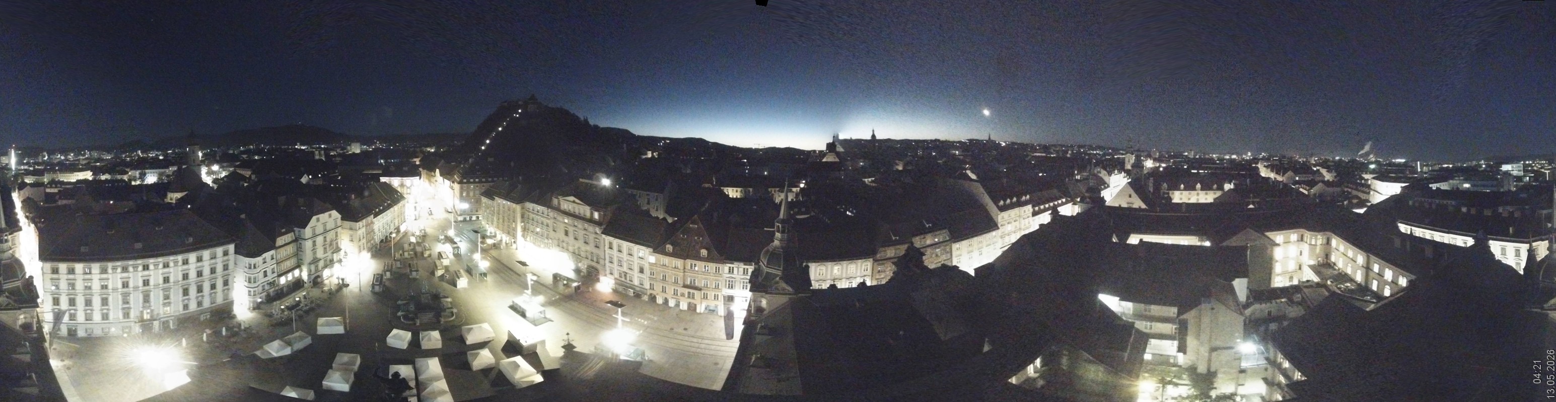 Archiv Foto Webcam Grazer Rathaus