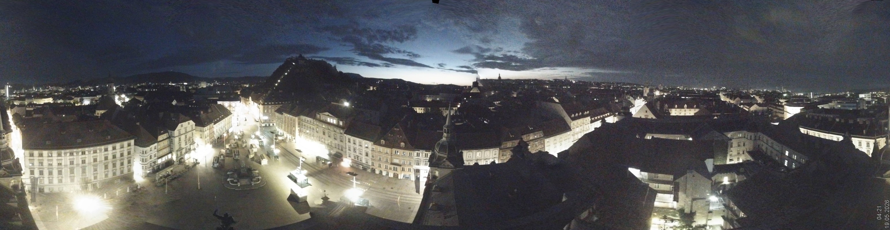 Archiv Foto Webcam Grazer Rathaus