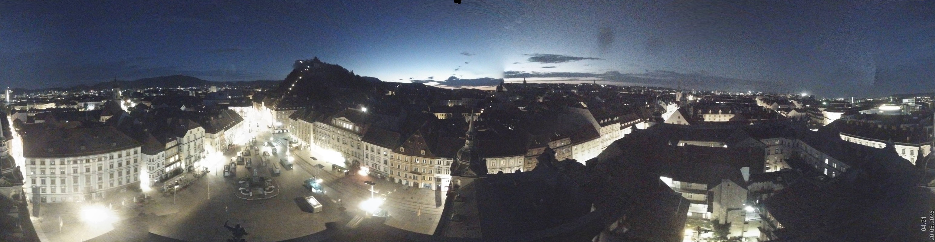 Archiv Foto Webcam Grazer Rathaus