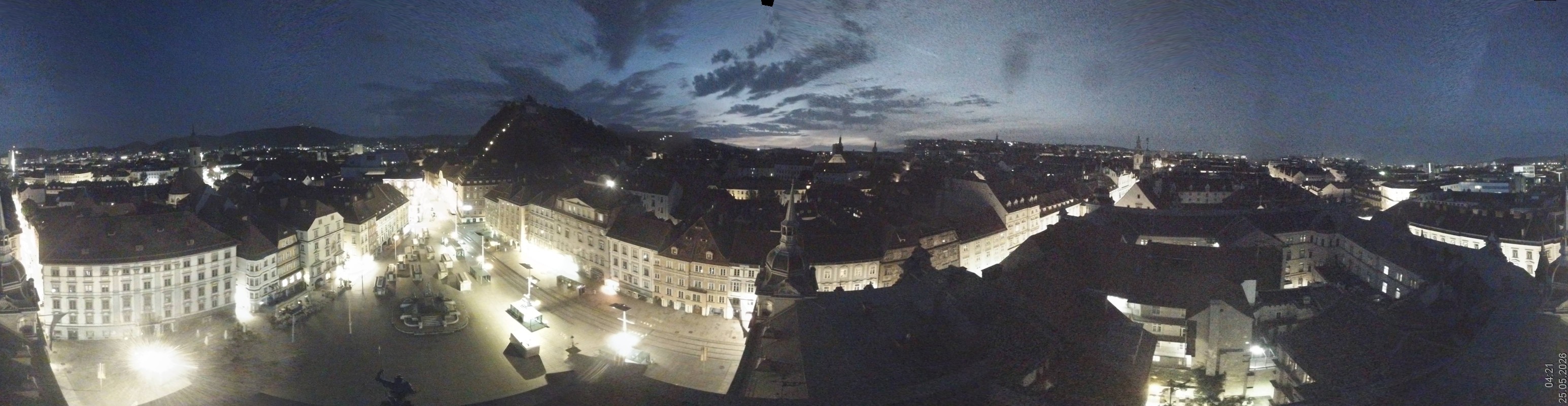 Archiv Foto Webcam Grazer Rathaus