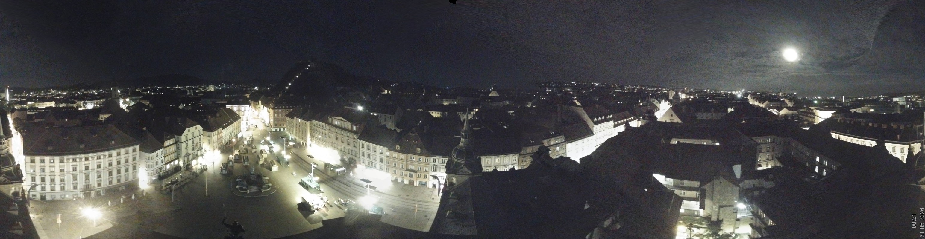 Archiv Foto Webcam Grazer Rathaus