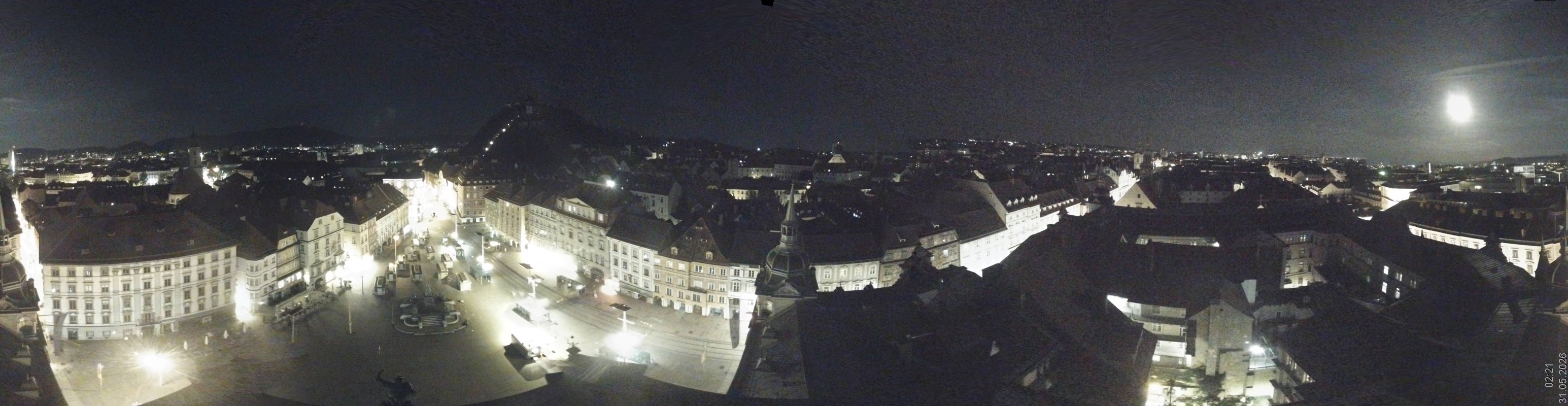 Archiv Foto Webcam Grazer Rathaus