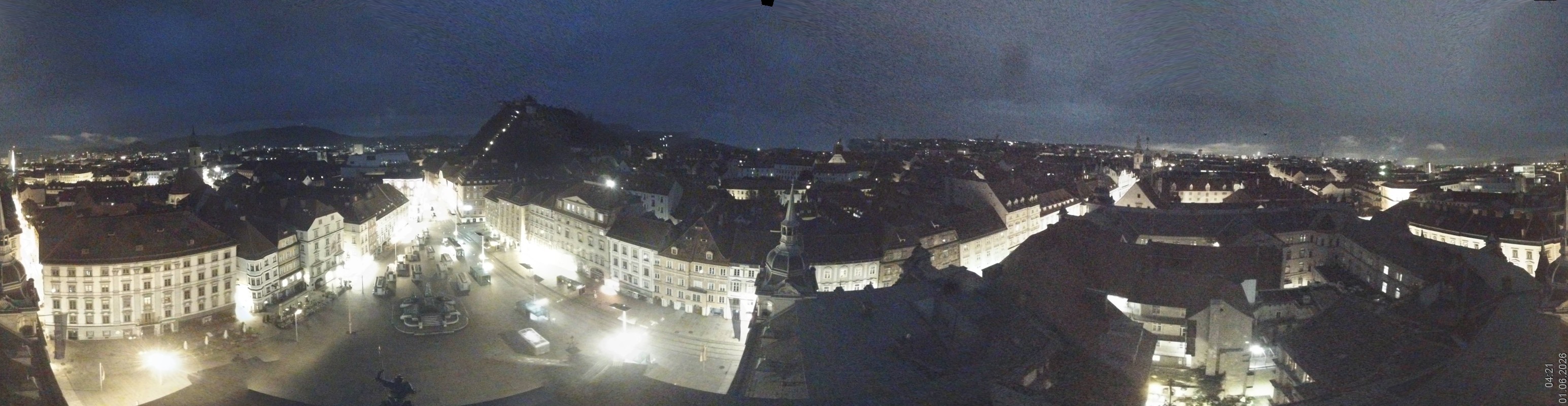 Archiv Foto Webcam Grazer Rathaus