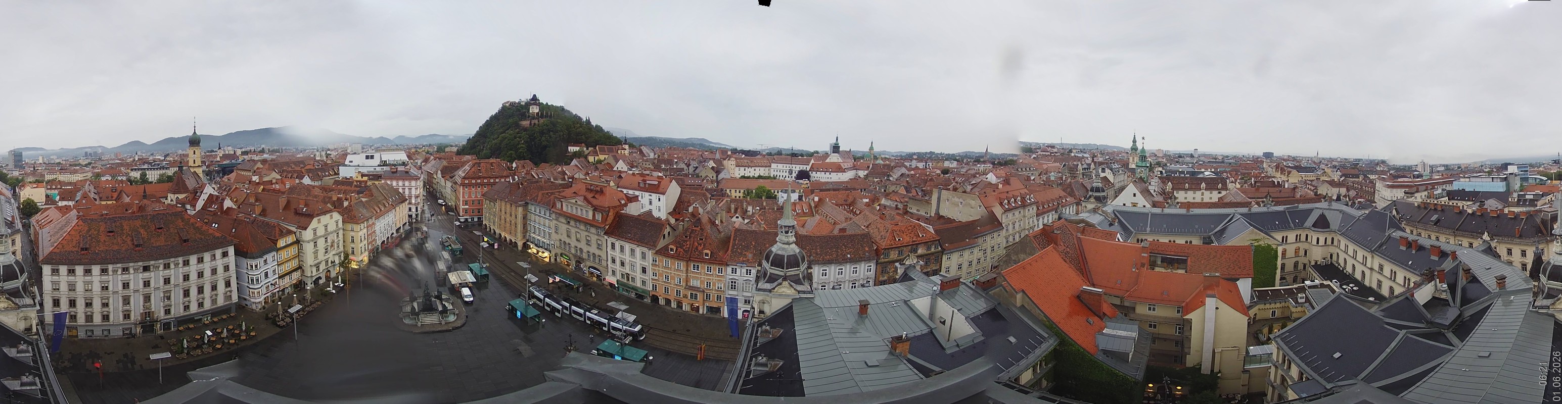 Archiv Foto Webcam Grazer Rathaus