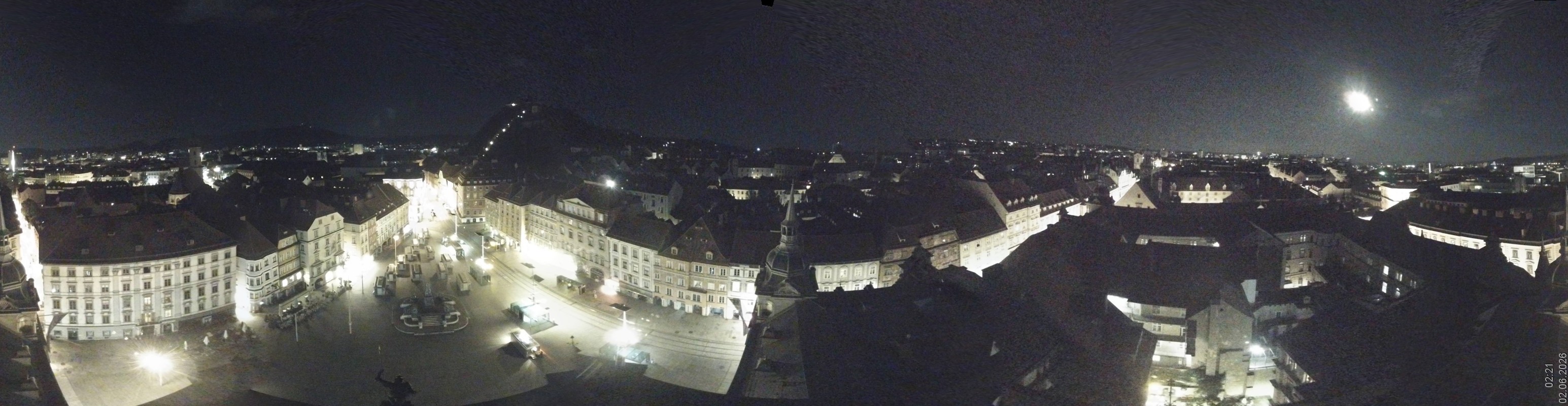 Archiv Foto Webcam Grazer Rathaus