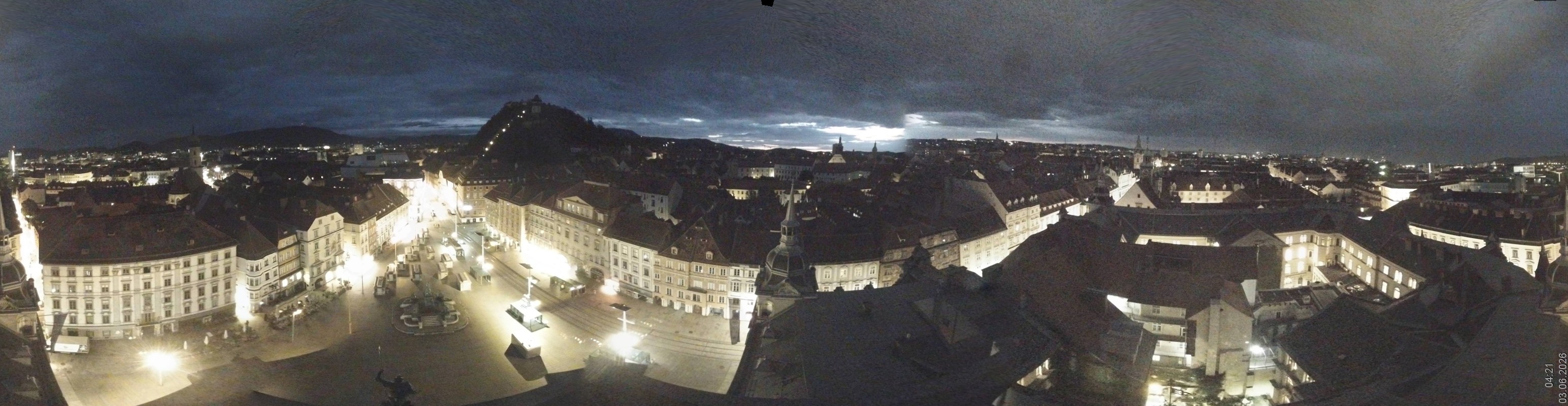 Archiv Foto Webcam Grazer Rathaus