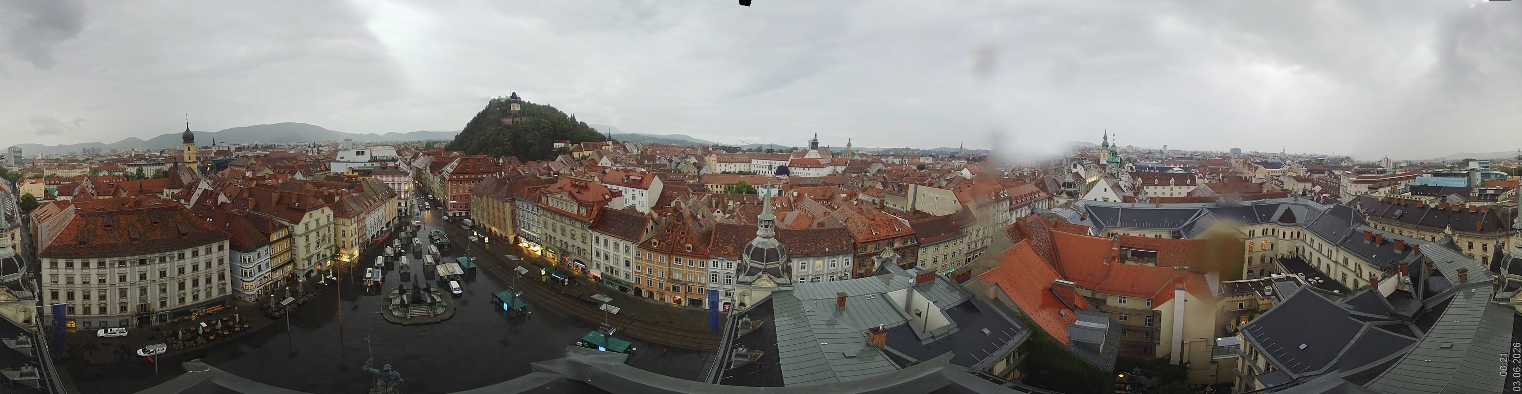 Archiv Foto Webcam Grazer Rathaus
