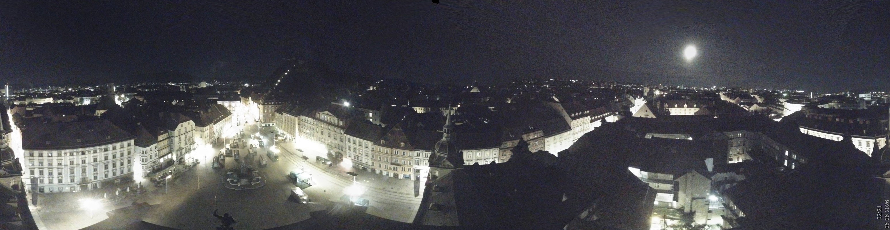 Archiv Foto Webcam Grazer Rathaus