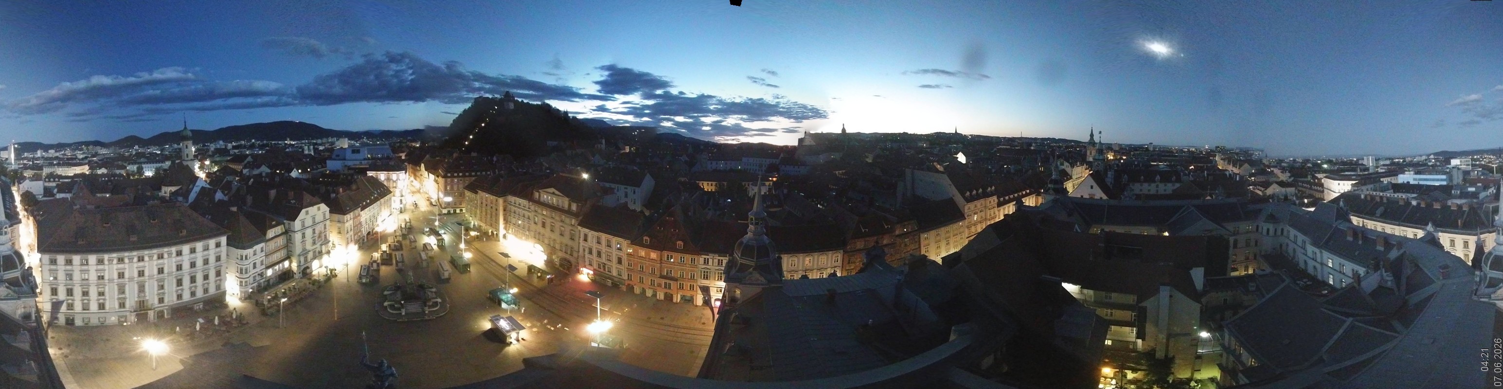 Archiv Foto Webcam Grazer Rathaus