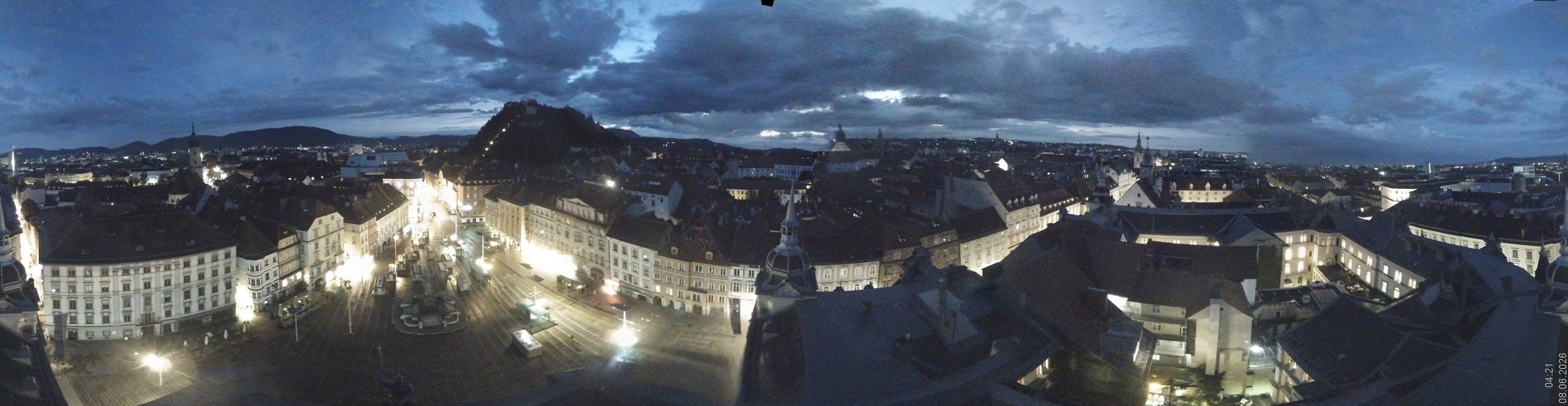Archiv Foto Webcam Grazer Rathaus