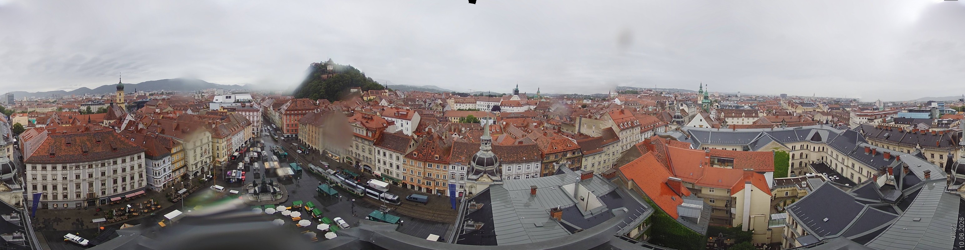 Archiv Foto Webcam Grazer Rathaus