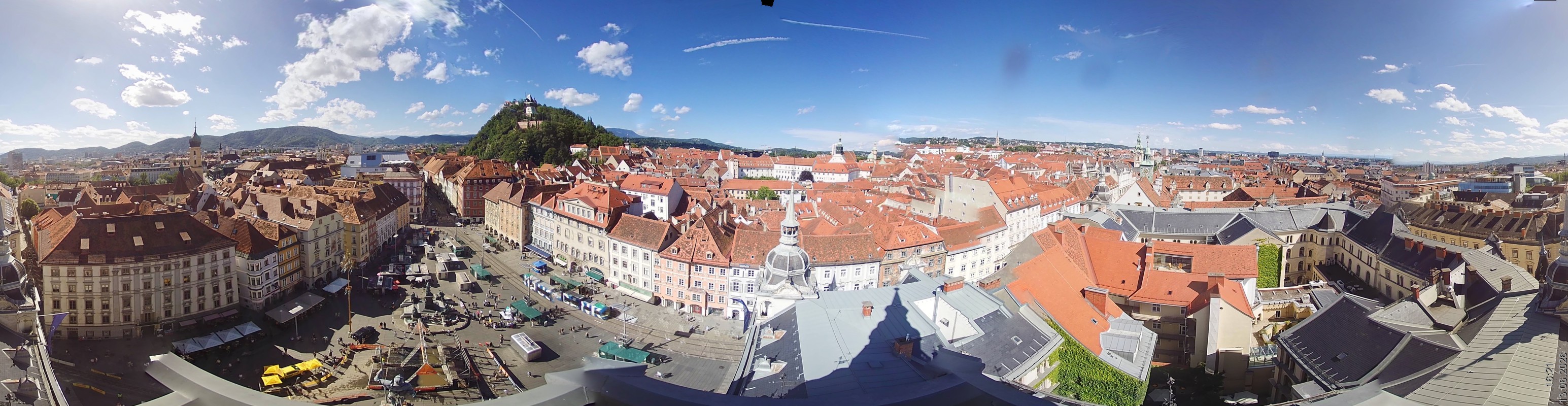 Archiv Foto Webcam Grazer Rathaus