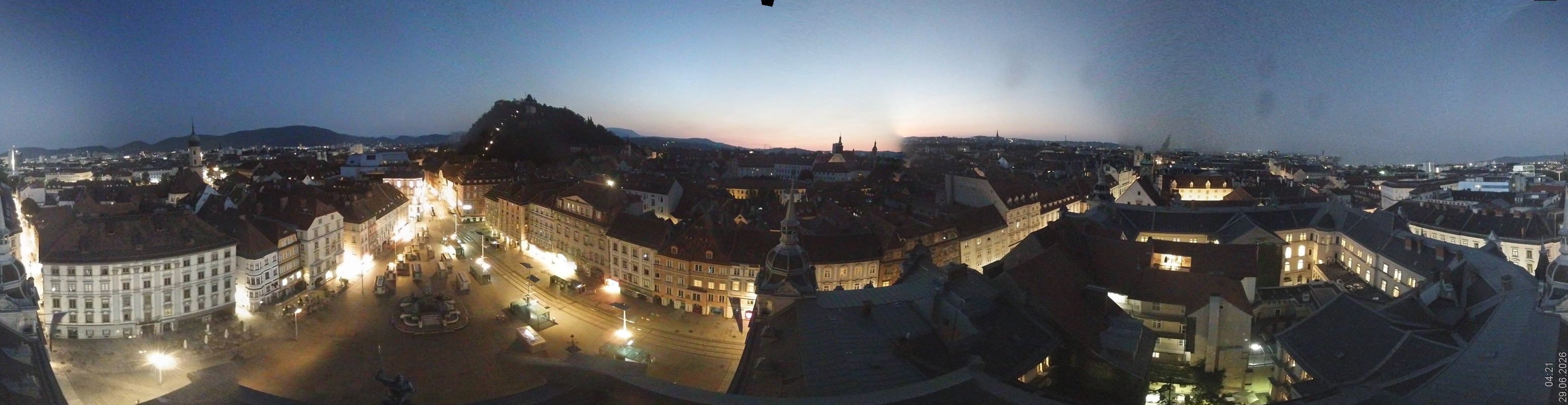 Archiv Foto Webcam Grazer Rathaus
