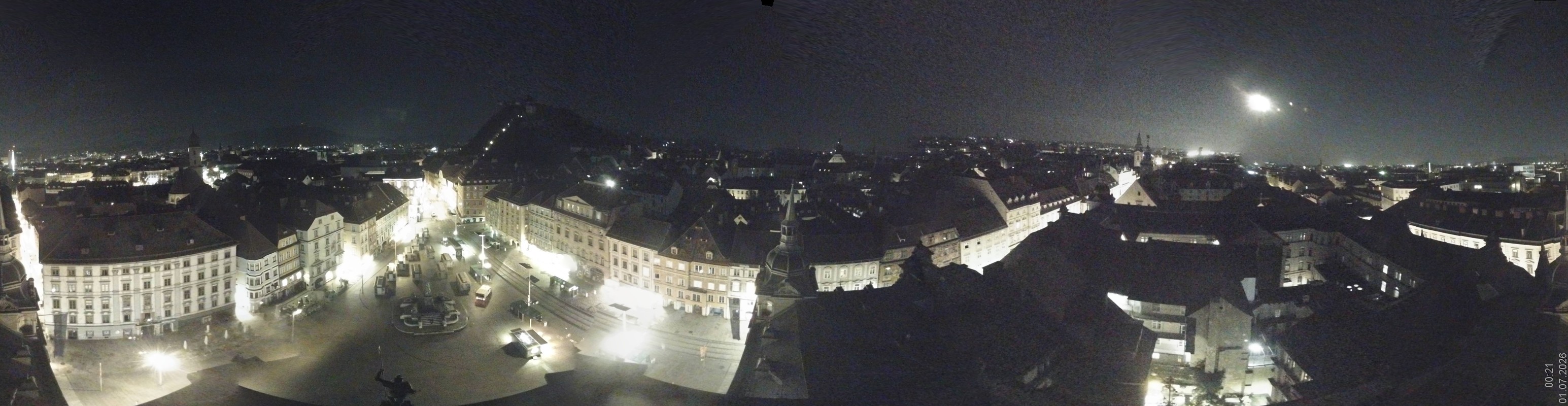 Archiv Foto Webcam Grazer Rathaus