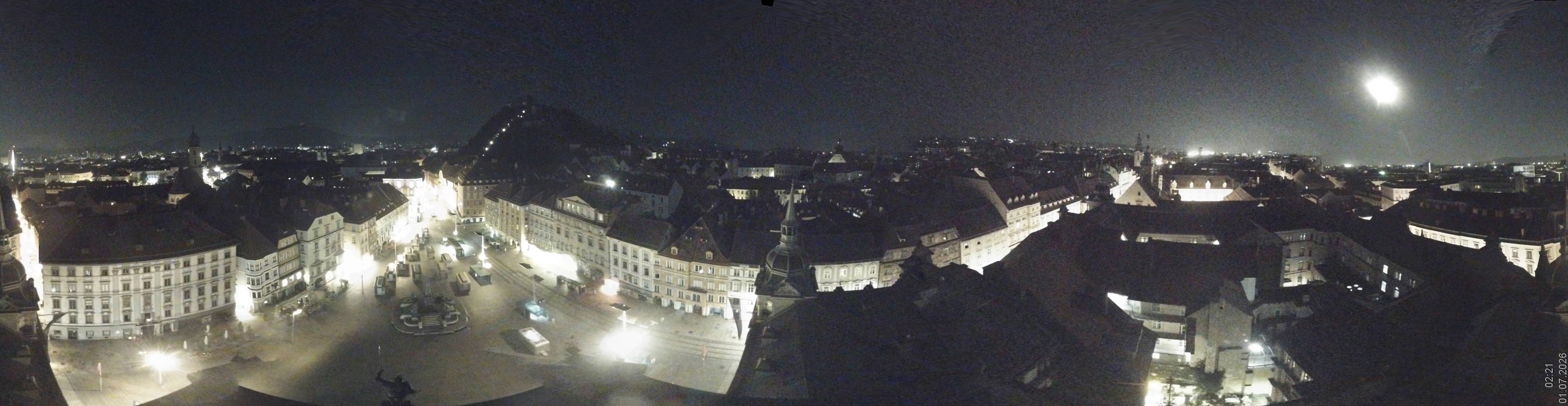 Archiv Foto Webcam Grazer Rathaus