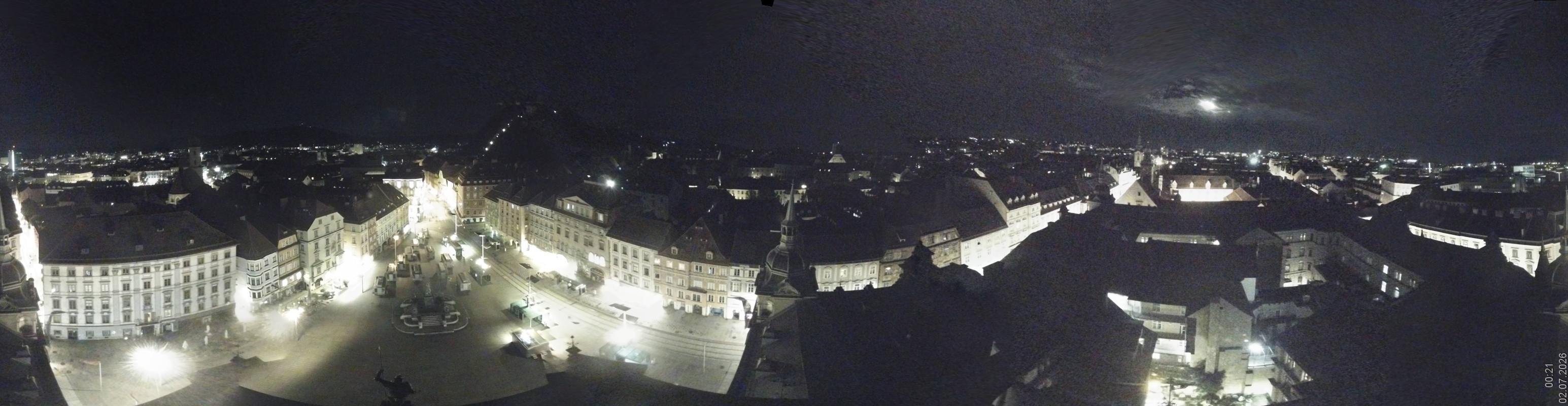Archiv Foto Webcam Grazer Rathaus
