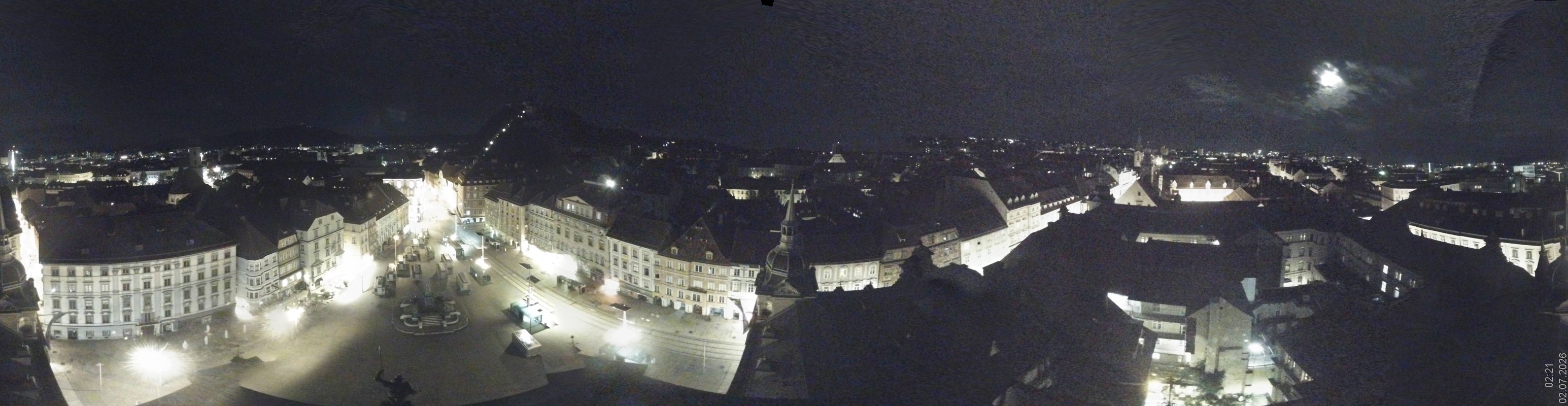 Archiv Foto Webcam Grazer Rathaus