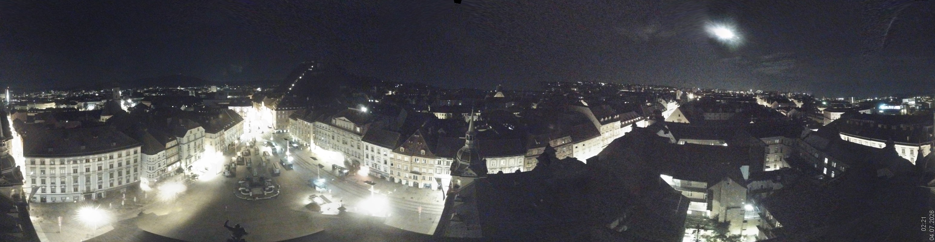 Archiv Foto Webcam Grazer Rathaus