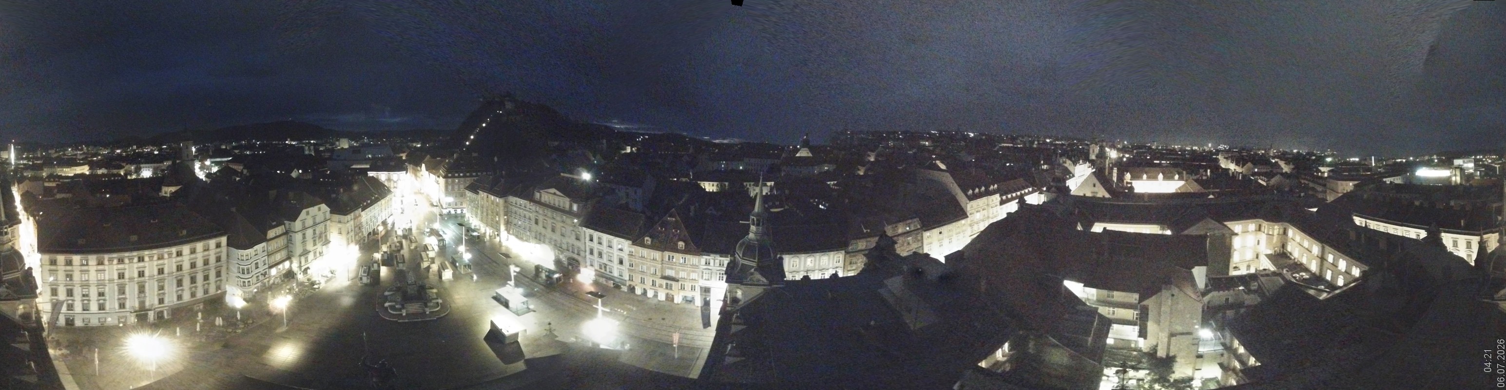 Archiv Foto Webcam Grazer Rathaus