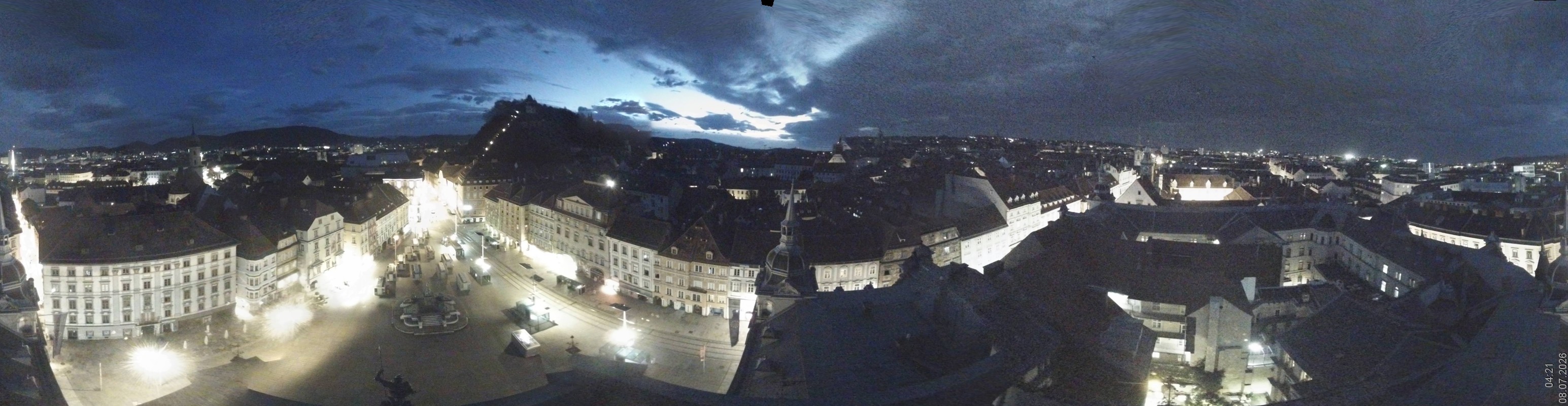 Archiv Foto Webcam Grazer Rathaus