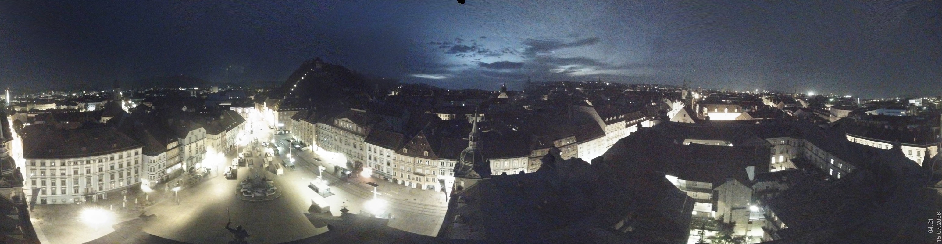 Archiv Foto Webcam Grazer Rathaus