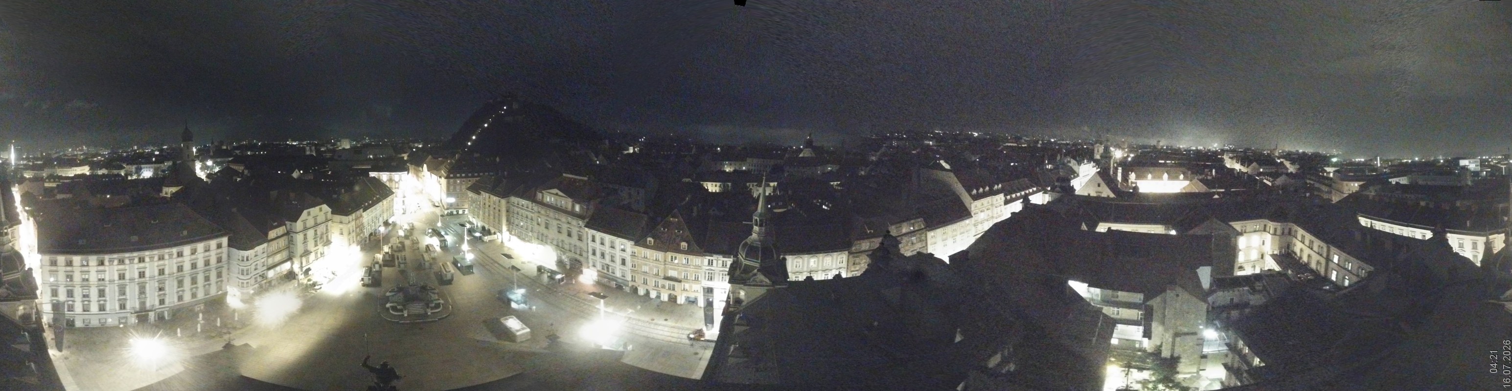 Archiv Foto Webcam Grazer Rathaus
