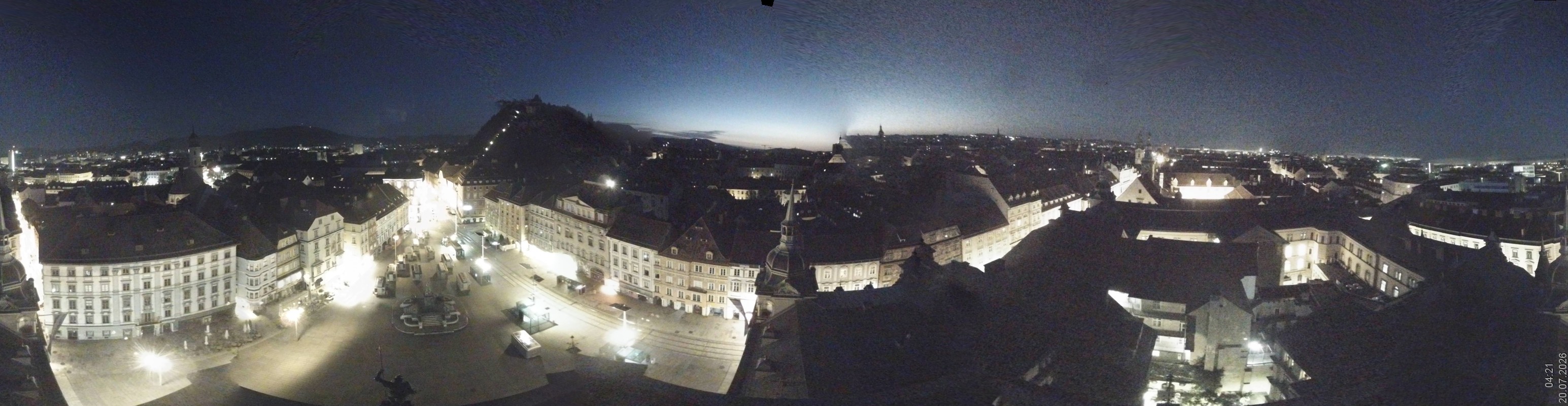 Archiv Foto Webcam Grazer Rathaus