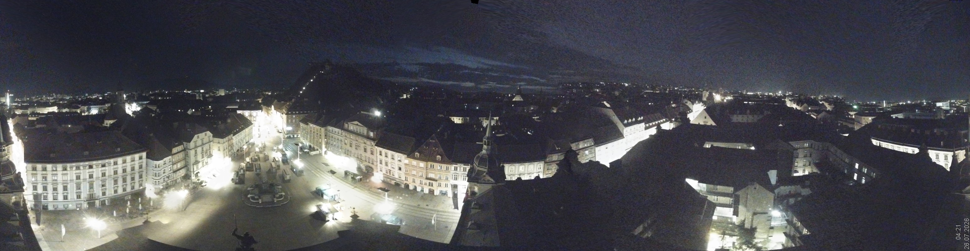 Archiv Foto Webcam Grazer Rathaus