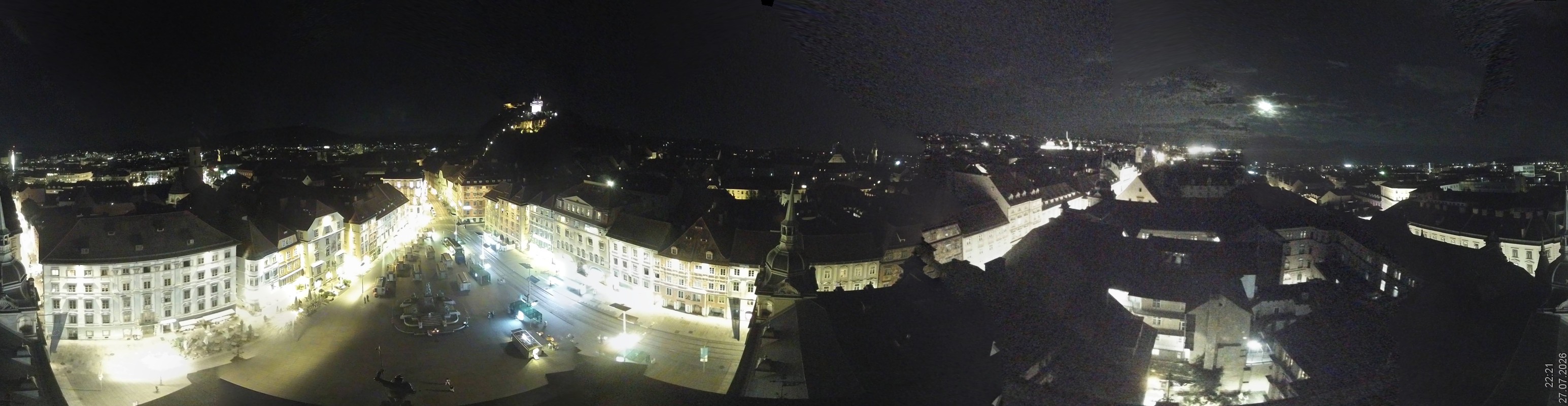 Archiv Foto Webcam Grazer Rathaus