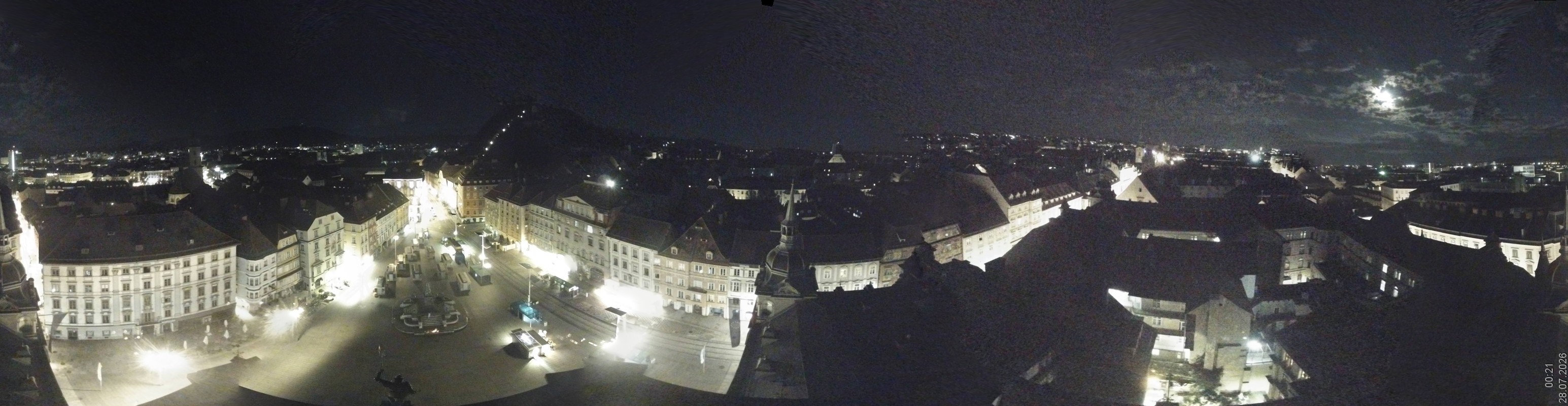 Archiv Foto Webcam Grazer Rathaus