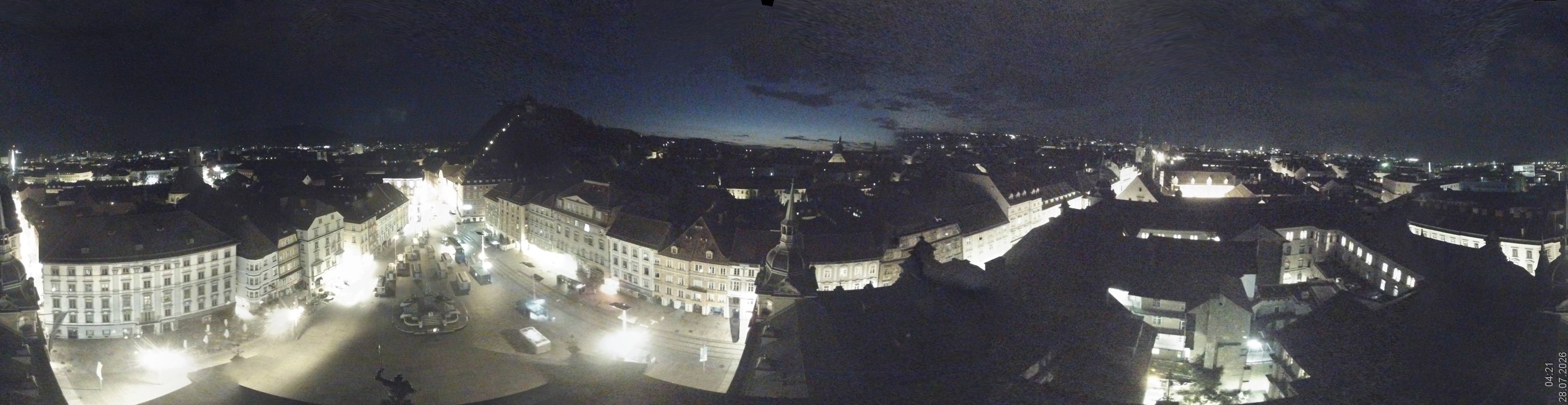 Archiv Foto Webcam Grazer Rathaus