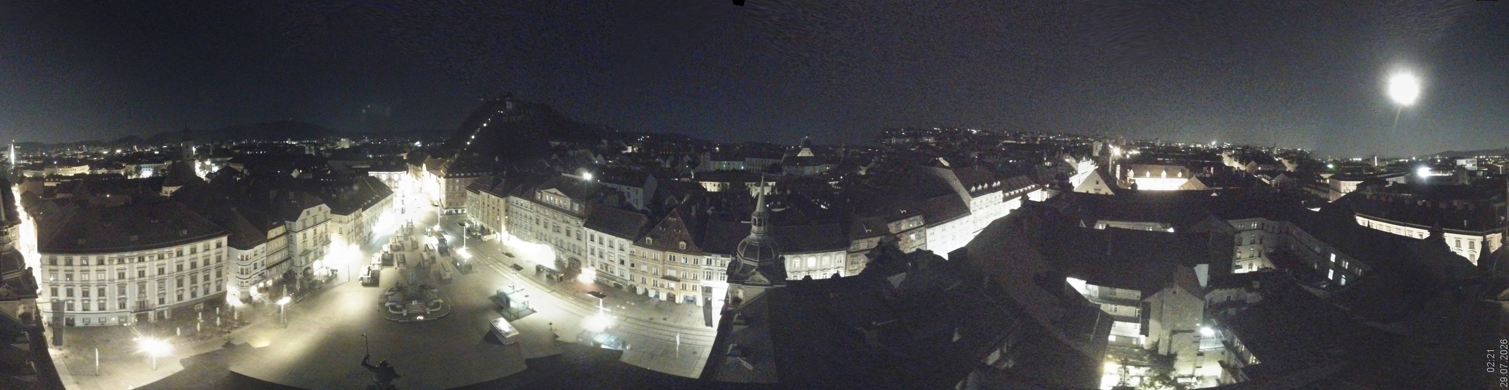 Archiv Foto Webcam Grazer Rathaus