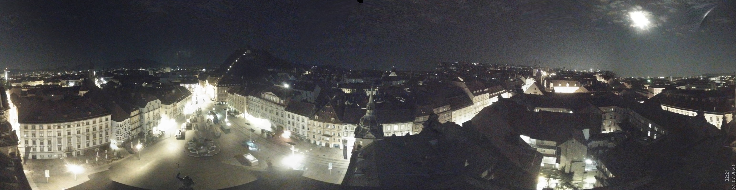 Archiv Foto Webcam Grazer Rathaus