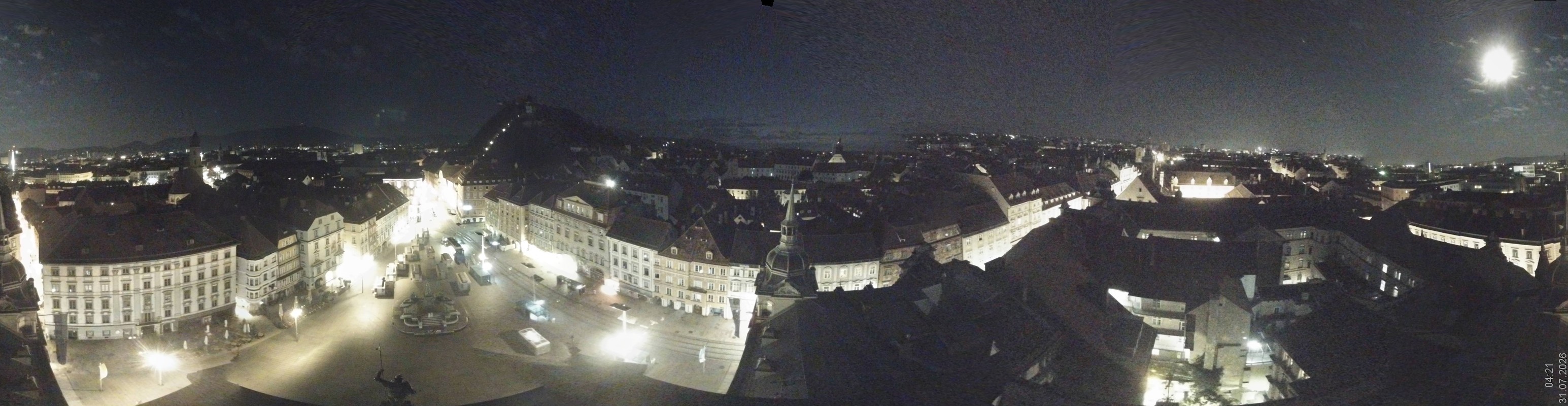 Archiv Foto Webcam Grazer Rathaus