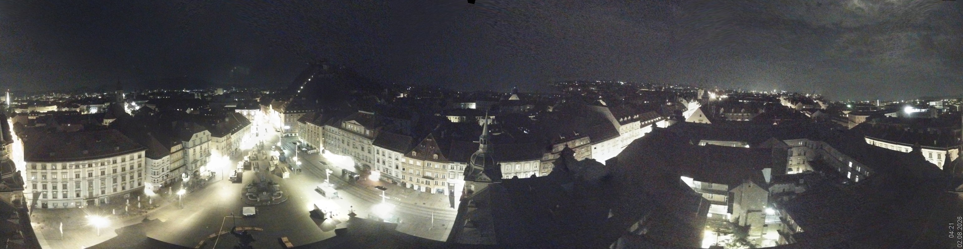 Archiv Foto Webcam Grazer Rathaus