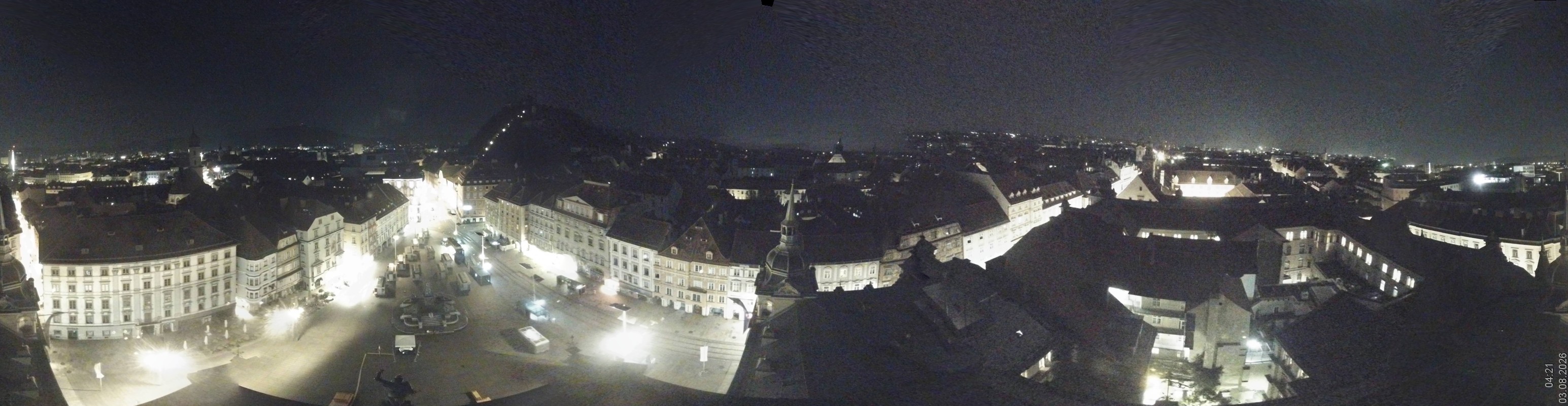 Archiv Foto Webcam Grazer Rathaus