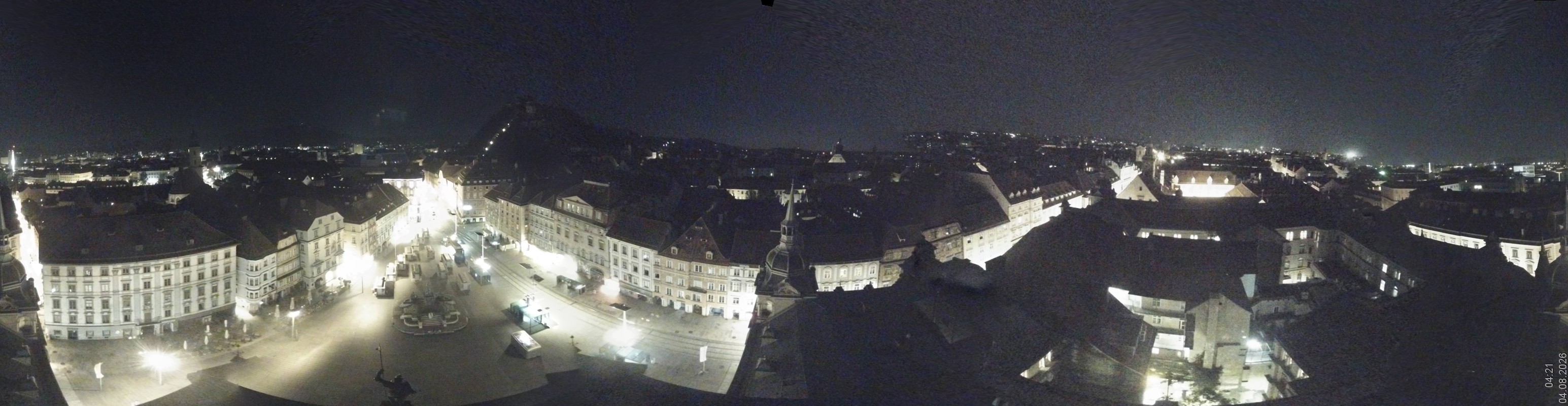 Archiv Foto Webcam Grazer Rathaus