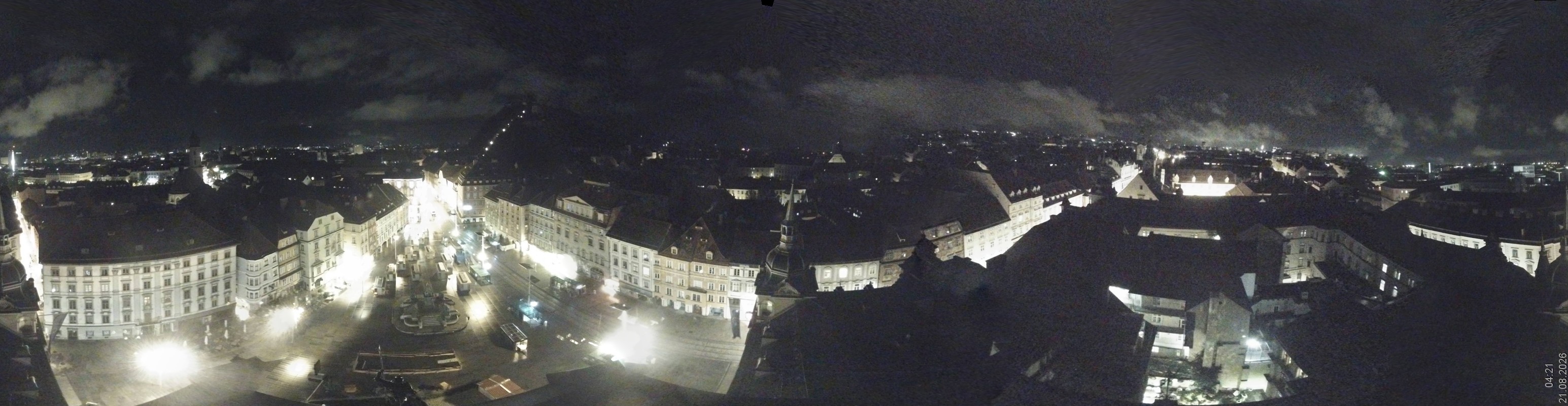 Archiv Foto Webcam Grazer Rathaus