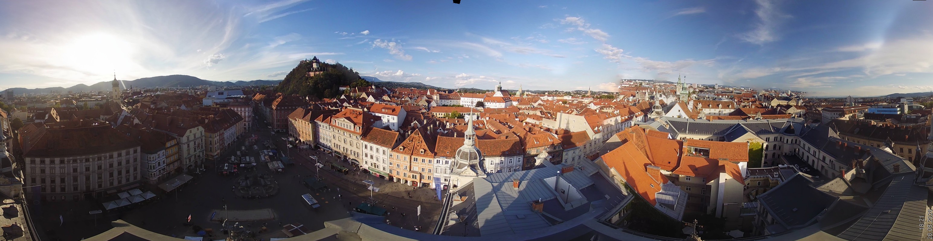 Archiv Foto Webcam Grazer Rathaus